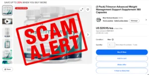 Scam Alert Red Stamp Image